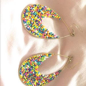 Rainbow earrings 🌈